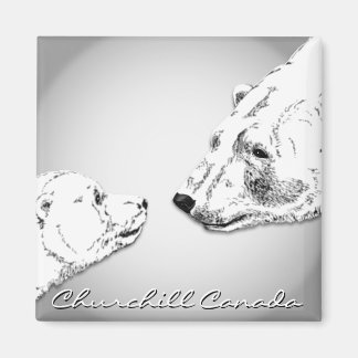 Imán Churchill Souvenirs Polar Oso Magnates y Regalos