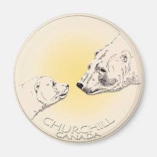 Imán Churchill Souvenirs Polar Oso Magnates y Regalos