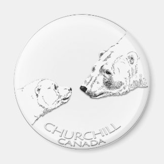 Imán Churchill Souvenirs Polar Oso Magnates y Regalos