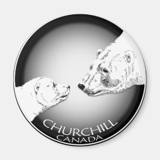 Imán Churchill Souvenirs Polar Oso Magnates y Regalos
