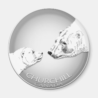 Imán Churchill Souvenirs Polar Oso Magnates y Regalos