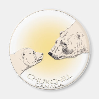 Imán Churchill Souvenirs Polar Oso Magnates y Regalos