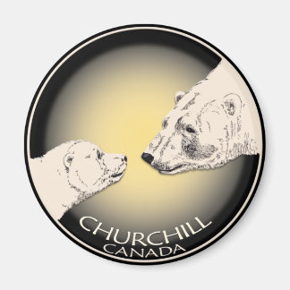Imán Churchill Souvenirs Polar Oso Magnates y Regalos