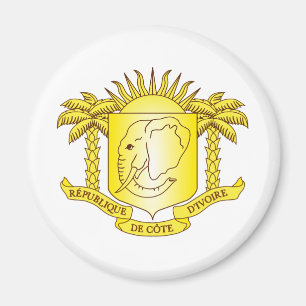 Imán Ci del escudo de armas del d'Ivoire de Cote