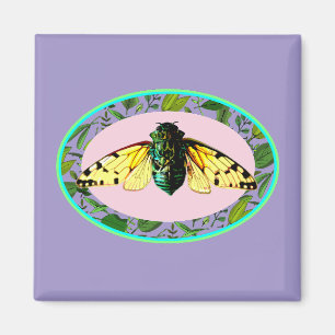 Imán Cicada Bugs Insect Summer Tour Emergencias Camping
