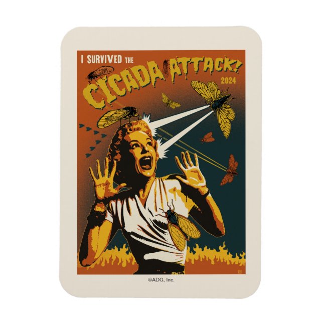 Imán Cicada Screaming Lady 2024 (Vertical)
