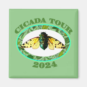 Imán Cicada Tour 2024 Insect Lover Broods XIII y XIX