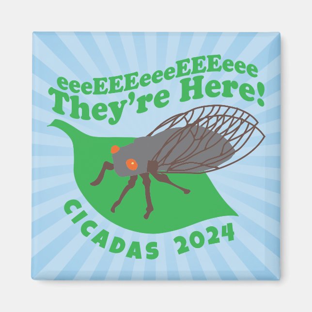 Imán Cicadas 2024 están aquí (Frente)