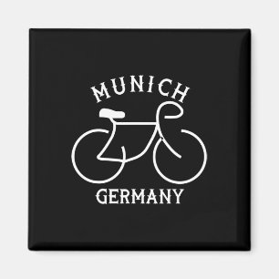 Imán Ciclismo Alemania Múnich Gráfico
