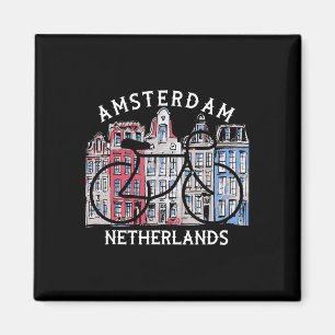Imán Ciclismo Ámsterdam Países Bajos Gráfico