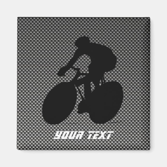 Imán Ciclismo de fibra de carbono falso (Frente)