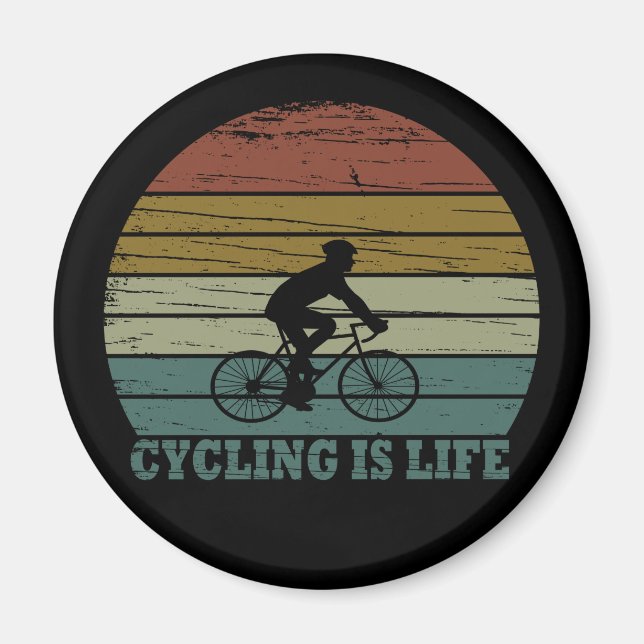 Imán Ciclismo de montaña divertido Mtb (Frente)