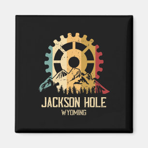 Imán Ciclismo de Montaña Jackson Hole Wyoming