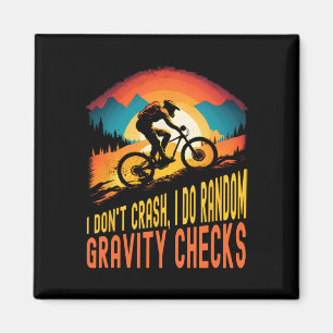 Imán Ciclismo de Montaña No Me Estrello Hago Comprobaci