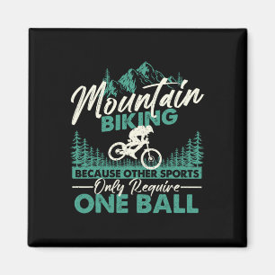 Imán Ciclismo de montaña - Paseo en sendero de descenso
