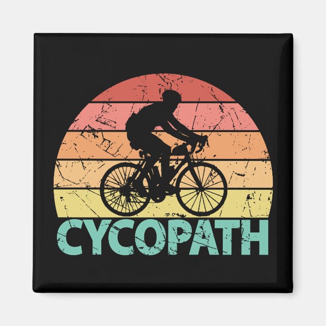 Imán Ciclismo divertido Cycopath (Frente)