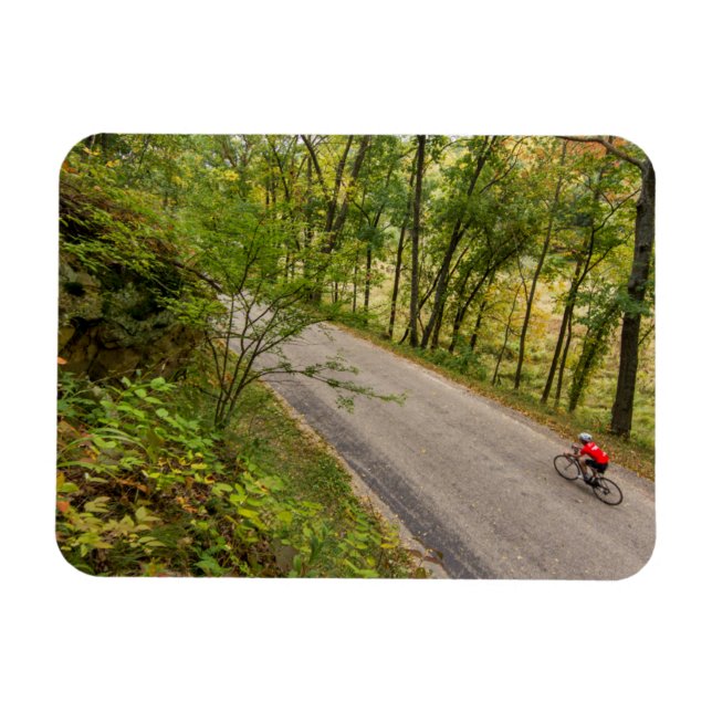 Imán Ciclismo En Carretera Rural (Horizontal)