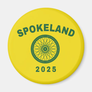 Imán Ciclista californiano de Spokeland Oakland