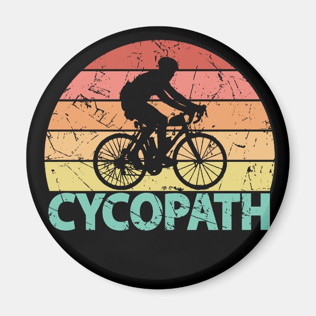 Imán Ciclista Cycopath Funny (Frente)