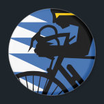 Imán Ciclista de arte pop<br><div class="desc">Ciclista de arte pop</div>