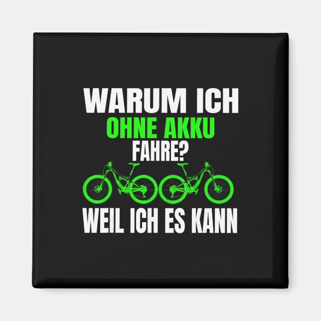 Imán Ciclista De Ciclismo Declaración Mt Ciclista Bicic (Frente)