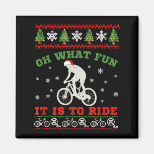 Imán Ciclista de montaña, Oh qué divertida Navidad fea