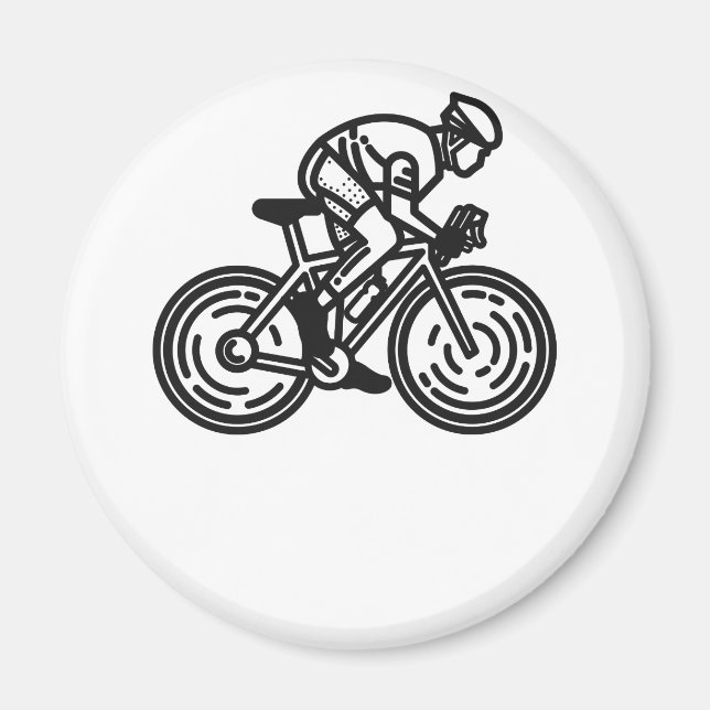 Imán ciclista de velocidad (Frente)