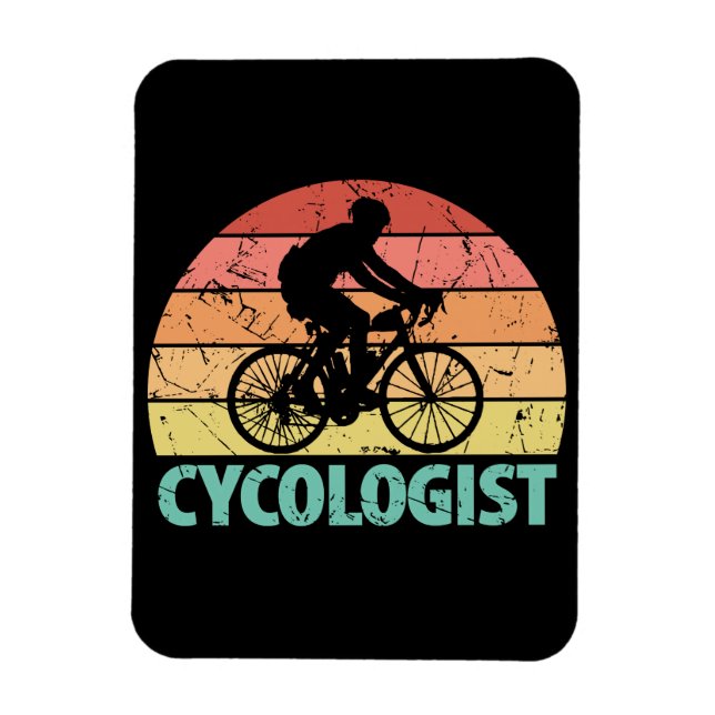Imán Ciclista divertida (Vertical)
