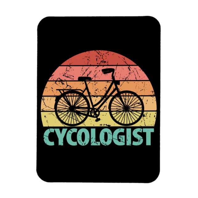 Imán Ciclista divertida (Vertical)