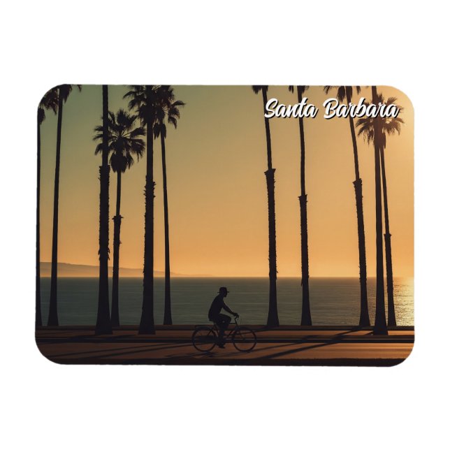 Imán Ciclista en Santa Bárbara California (Horizontal)