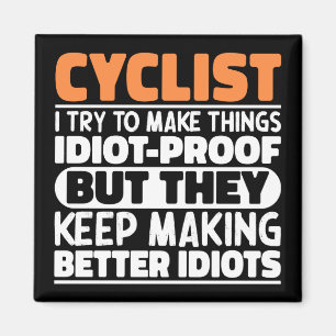 Imán Ciclista Intento Hacer Cosas Divertidas Ciclistas