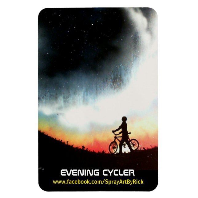 Imán Ciclista vespertina (Vertical)