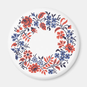 Imán Ciclo de flores