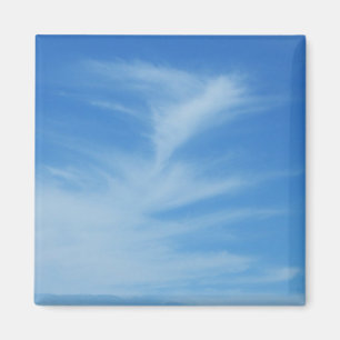 Imán Cielo azul con nubes blancas resumen foto natural