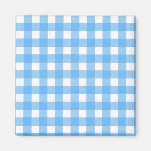Imán Cielo azul gingham