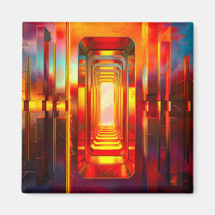 Imán Cielo celeste metálico