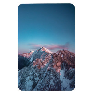 Imán Cielo mágico sobre la montaña Storžič, Eslovenia