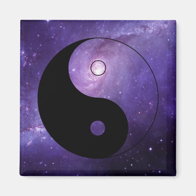 Imán Cielo nocturno de Yin yang (Frente)