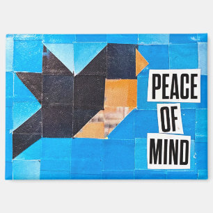 Imán Cielos Azules Robin Petirrojo Azul Paz Mental Tran