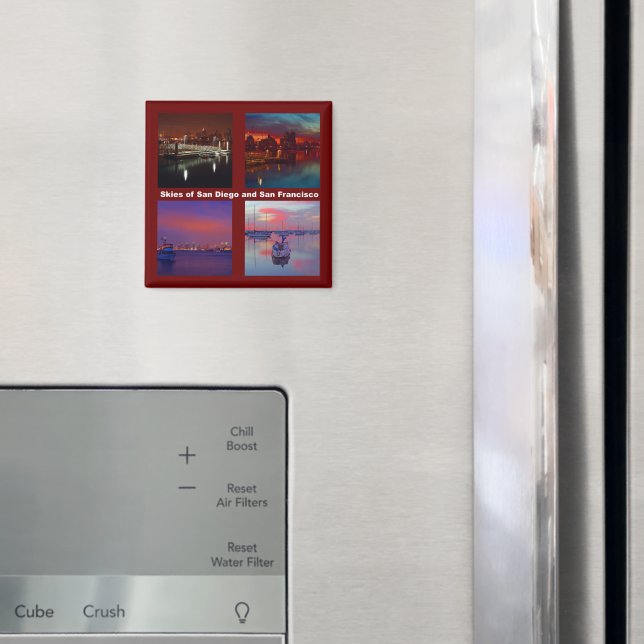 Imán Cielos de San Diego y San Francisco (In situ (nevera))