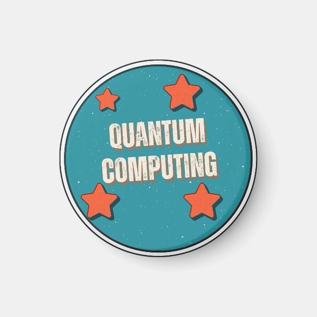Imán Ciencia de la Computación Cuántica (Frente)