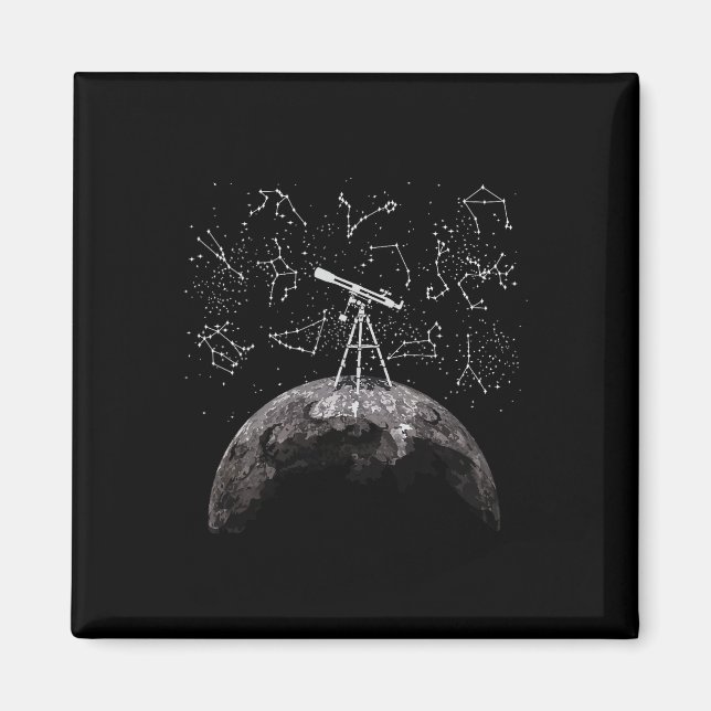 Imán Ciencia de la Luna - Profesor de Astronomía, Astro (Frente)