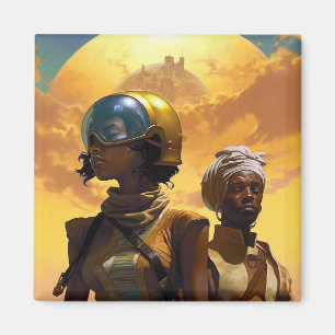 Imán Ciencia ficción afrofuturista de los exploradores