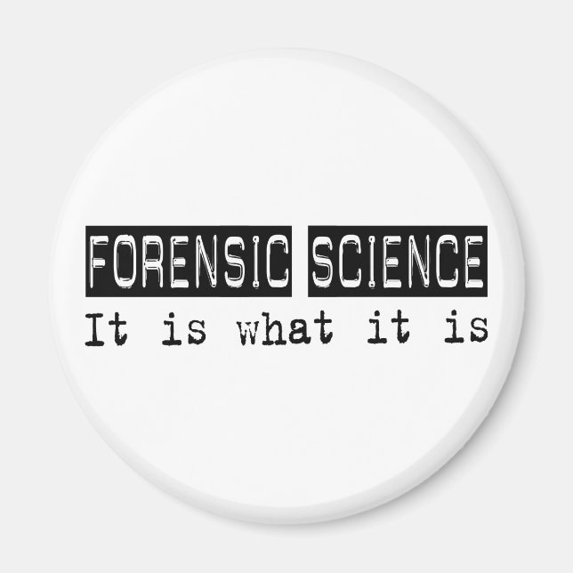 Imán Ciencia Forense (Frente)