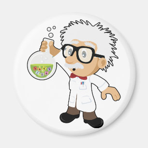 Imán Científico con vaso de agua