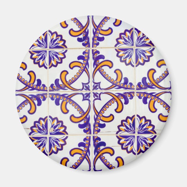 Imán Cierre de la pauta de mosaico, Portugal (Frente)