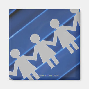 Imán Cierre de muñecas de la cadena de papel