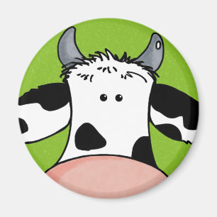 Imán ciérrese encima de vaca