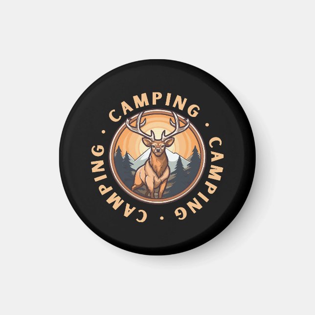 Imán Ciervos - Salvajismo - Camping (Frente)