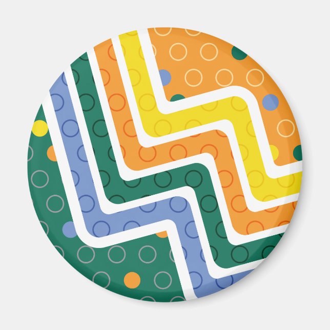 Imán Cifras geométricas 3 (Frente)